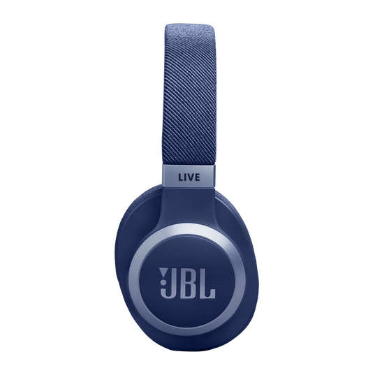 JBL Live 770NC - Blue - Wireless Over-Ear Headphones with True Adaptive Noise Cancelling - Right